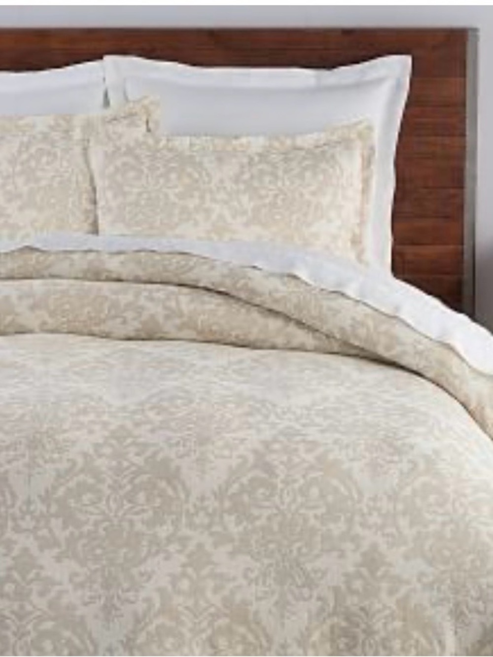 Pottery Barn Beige Duvet Cover